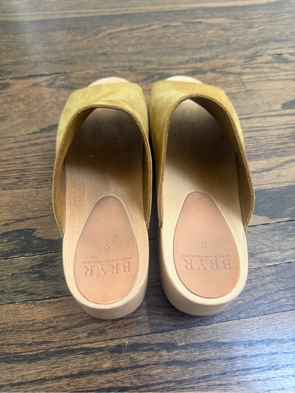 Bryr Norma clogs in fennel - Picture 4 of 5